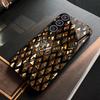 Business Black gold Leader PhoneCase Glass PhoneCase for Samsung Galaxy S26 S25 S24 S23 S22 S21 FE Ultra Plus Dropresistant