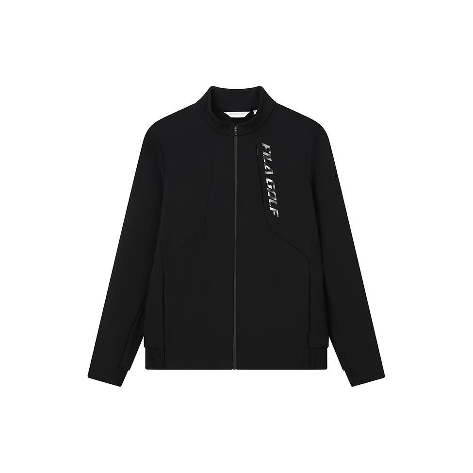 

Куртка мужская с застежкой-молнией и воротником-стойкой FILA Letter Print, черная A11M215711F-BK L