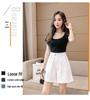 Women's High Waist Pure Cotton Washed Shorts - Summer 2026 Korean Style, Casual, Slimming, Wide Leg, Loose Fit, Four-Point Length.