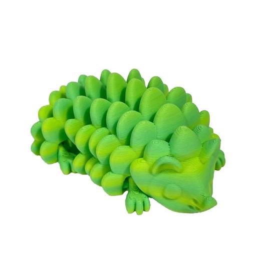 

3D-печатная фигурка ежа с подвижными суставами, имитирующая ежа, игрушка-антистресс, фиджет-игрушка, украшение для дома, офиса, рабочего стола 11cm