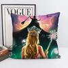 W-Wicked Part One Movie B Pillow Case Square Pillow Bedroom Sofa Leisure Comfort Cushion Car Living Room Home Decoration