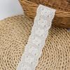 15 Yards Pure Cotton Sewing Trim Hollowed Out Flowers White Lace Trim Multi-size Decor Ribbon Lace Trim Ribbon Latin Dress
