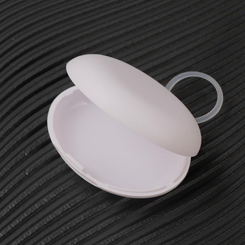 Runde Schallschutzkapselbox Mini Tragbare Kunststoff-Ohrstöpsel-Aufbewahrungsbox Schlaf-Ohrstöpsel Bastel-Schmuck Ohrring-Organizer