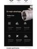 Ameiko 1/2" Two-Piece 304 Stainless Steel Ball Valve with Female Thread for High-Temperature Water Control