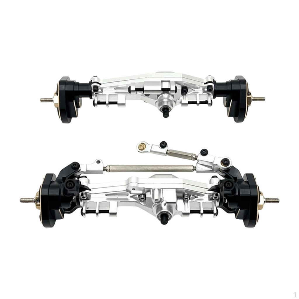 Front And Rear Axle Assembly, Reinforced RC Car Axle, Remote Control Spare Part, Replacement for