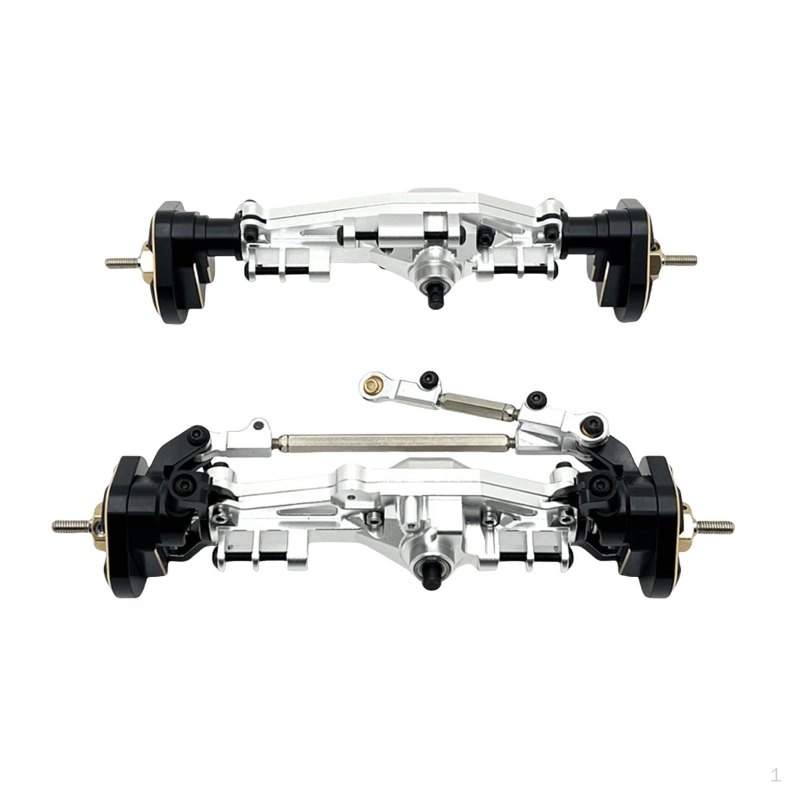 

Front And Rear Axle Assembly, Reinforced RC Car Axle, Remote Control Spare Part, Replacement for срібний