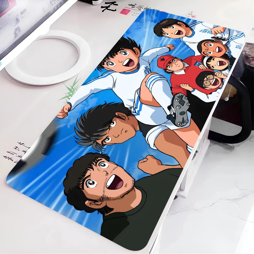 Football Comics Captain Tsubasa Mouse Pad Anime game mause pads cs lol XXL Home HD Computer Desk Mats Carpet Gamer Office Laptop