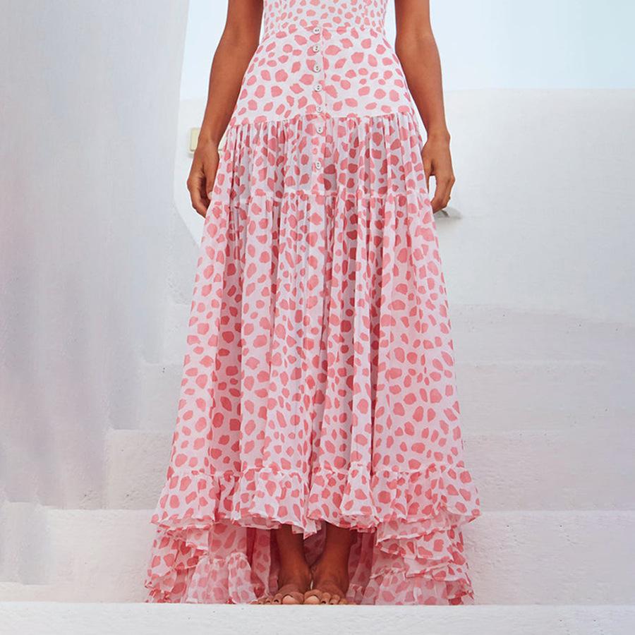 

Женское трансграничное платье-слинг с принтом - Европейский и американский стиль (23040799) M