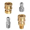 High Pressure Washer Nozzle Adapter, 1/4" Quick Connect Coupler with G1/4 Male Female Thread Fitting
