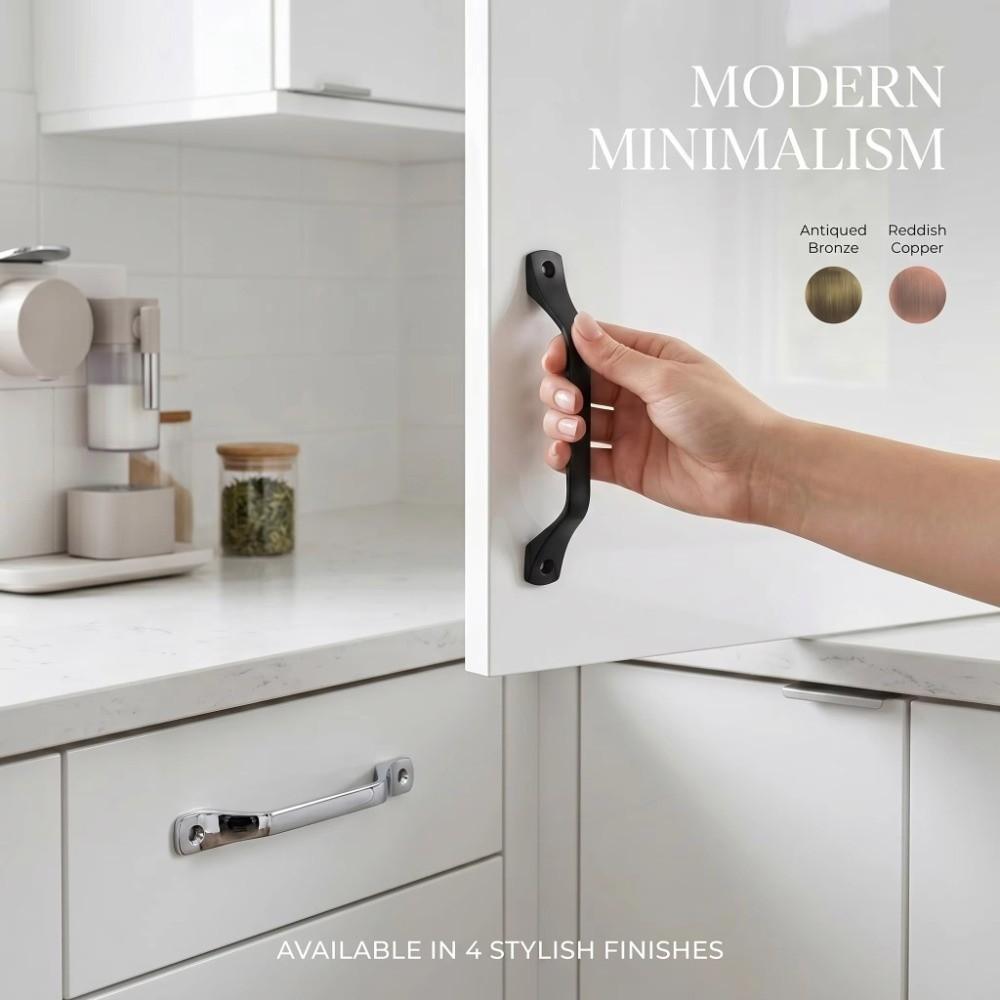 2pcs DIY Barn Door Handles Sliding Door Kitchen Cupboard Pulls Cabinet Pulls Hardware