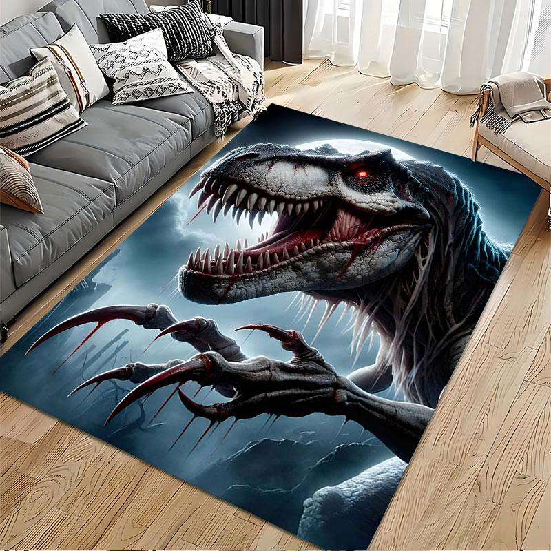 "Dinosaur Moonlight Horror Carpet" suitable as a non-slip mat for the living room or bedroom sofa