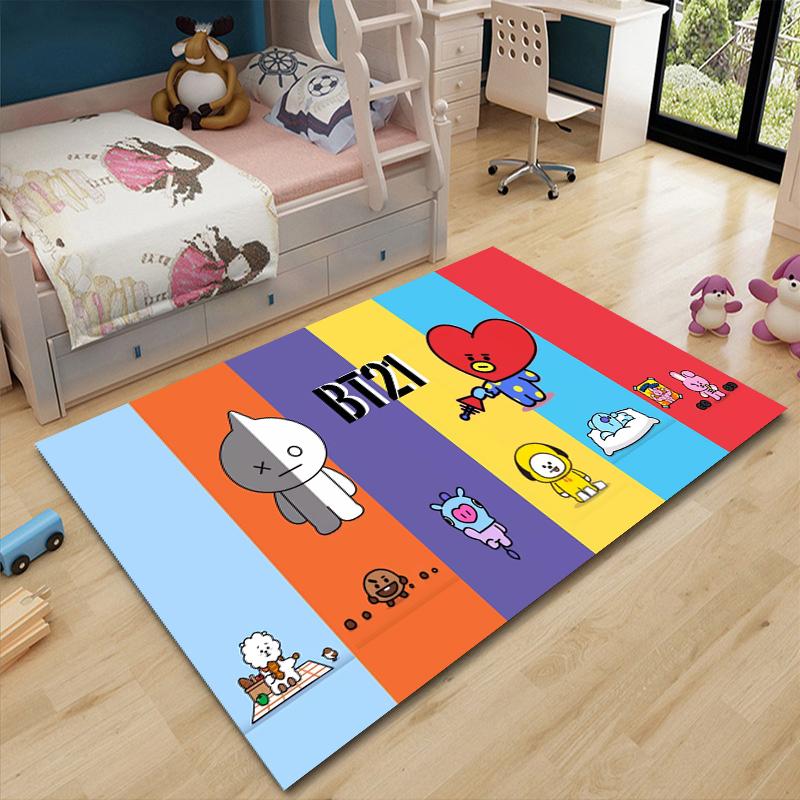 Buy Bt21 Carpet Living Room Decoration Bedroom Parlor Tea Table Area ...