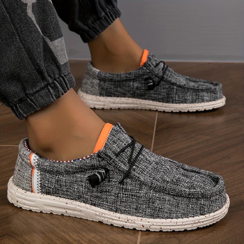Scarpe da Uomo Tela Mocassini Comode Traspiranti Scarpe Casual da Uomo Scarpe da Guida Scarpe Vulcanizzate Scarpe Basse da Uomo Scarpe da Passeggio da Uomo