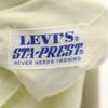 Levi's 70s Big E Vintage Long pants beige STA-PREST TALON Zip Men's Used