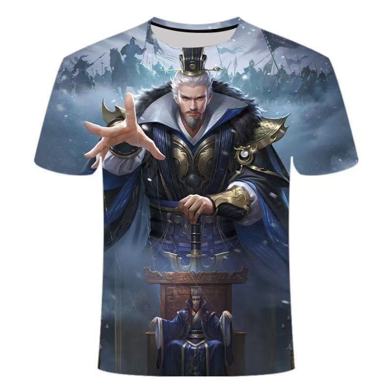 Cool 3D printed men s and women s T-shirt casual loose short sleeved S