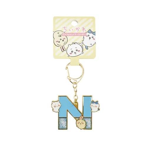 Chiikawa Alphabet Initial C Metal Keychain Bag Charm Toman Toys Character Goods