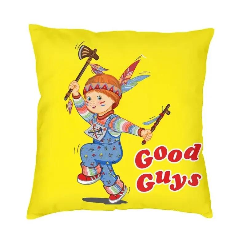 Чехол на подушку Good Guys Child s Play Кукла Чаки Мягкая роскошная декоративная подушка для дома 30x30cm 980₽