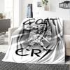 CR7 Football Blanket Ultra-Soft Suitable for Chair Sofa Livingroom for All Occasions Modern Style Perfect Gift for Relatives and Friends