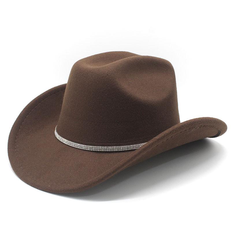 Wool Felt Jazz Hat For Men And Women With Wide Brim Sun Protection For Summer Fashion