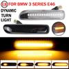 LED Dynamische Seitenblinker Blinker Fließendes Wasser Blinker Blinklicht Für BMW E46 3er Limo Coupe Compact Cabriolet