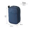LIHIT LAB CORDURA Gadget Tool Pouch Double Pen Pouch Black A7765-24