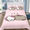 Exquisite cute Print Duvet Cover Set Bedding Set P-Pus-heens Cat Single Double King Size For Kids Boy Girl Bedroom Decor 2/3pcs