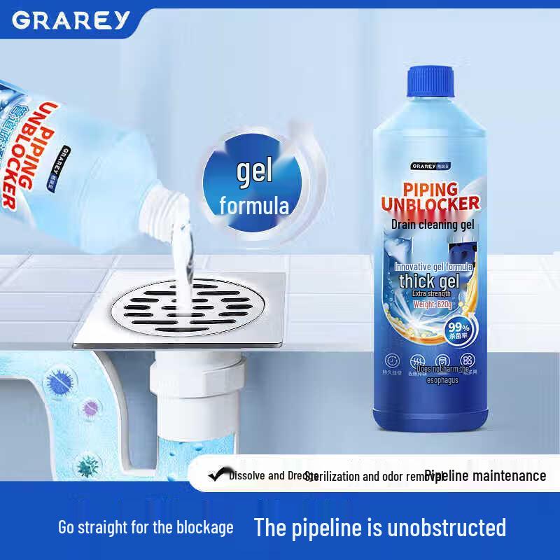 GRAREY Гель для прочистки труб (3-Pack)