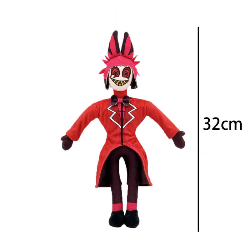 Plush Hazbin Hotel Toy Stuffed Animal Doll Cotton Filling Angel Clown Stolas