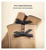 Women's Cute Warm Winter Touchscreen Velvet Bow Gloves DY28