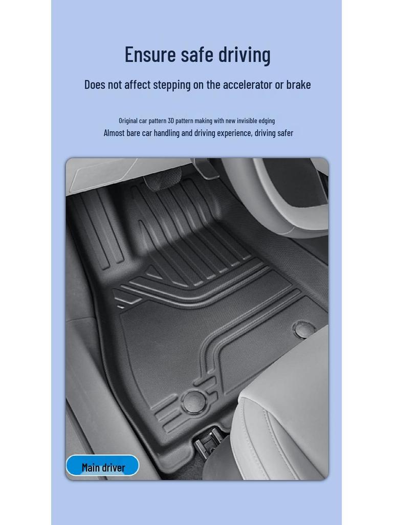 Custom TPE Floor Mats for 2022-2024 Toyota Sienta MXP 10 Series