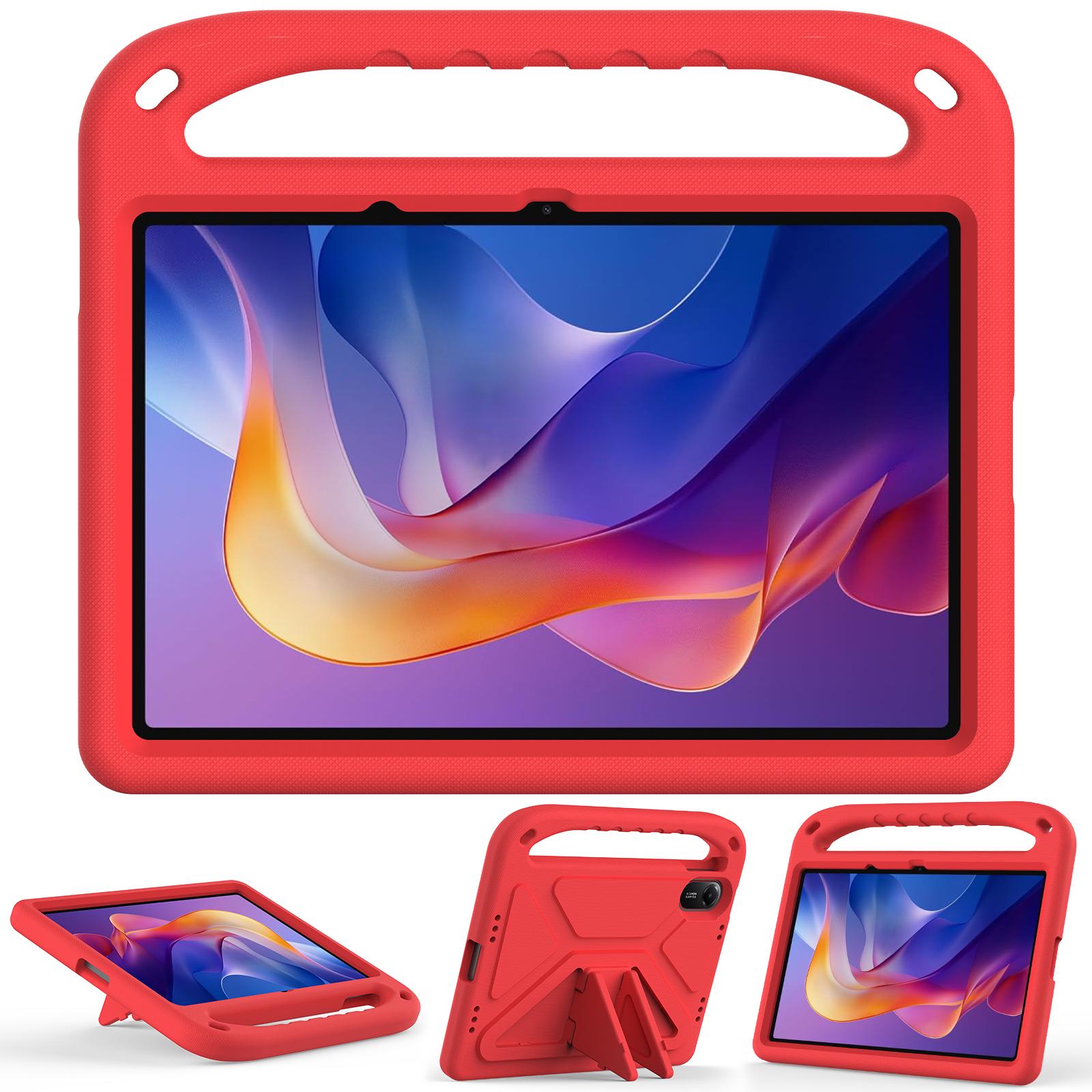 

EVA Kids Case For Xiaomi Redmi Pad 2 2025 11 inch Model 25040RP0AG Shockproof Kickstand Cover With Hand Holder Full Body Protect Redmi Pad 2 2025 красный