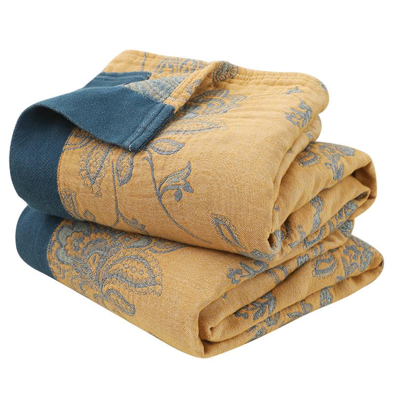 Five-Layer Cotton Gauze Blanket - Summer Quilt for Kids & Adults