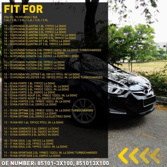 Interior Rear Mirror View For 2010-15 KIA OPTIMA FORTE RIO SORENTO SOUL SPORTAGE