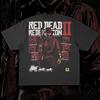 Retro Red Dead Redemption Game Gekopieerd Ontwerp Unisex T-shirt Puur Katoen Alle Seizoenen Casual Streetwear Top Oversized T-shirt