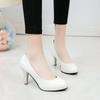 Damen Pumps Nude Flacher Mund Damen Schuhe Neue Mode Büro Arbeit Hochzeit Party Schuhe Damen Niedrigen Absatz Schuhe Sommer Heels Woeman