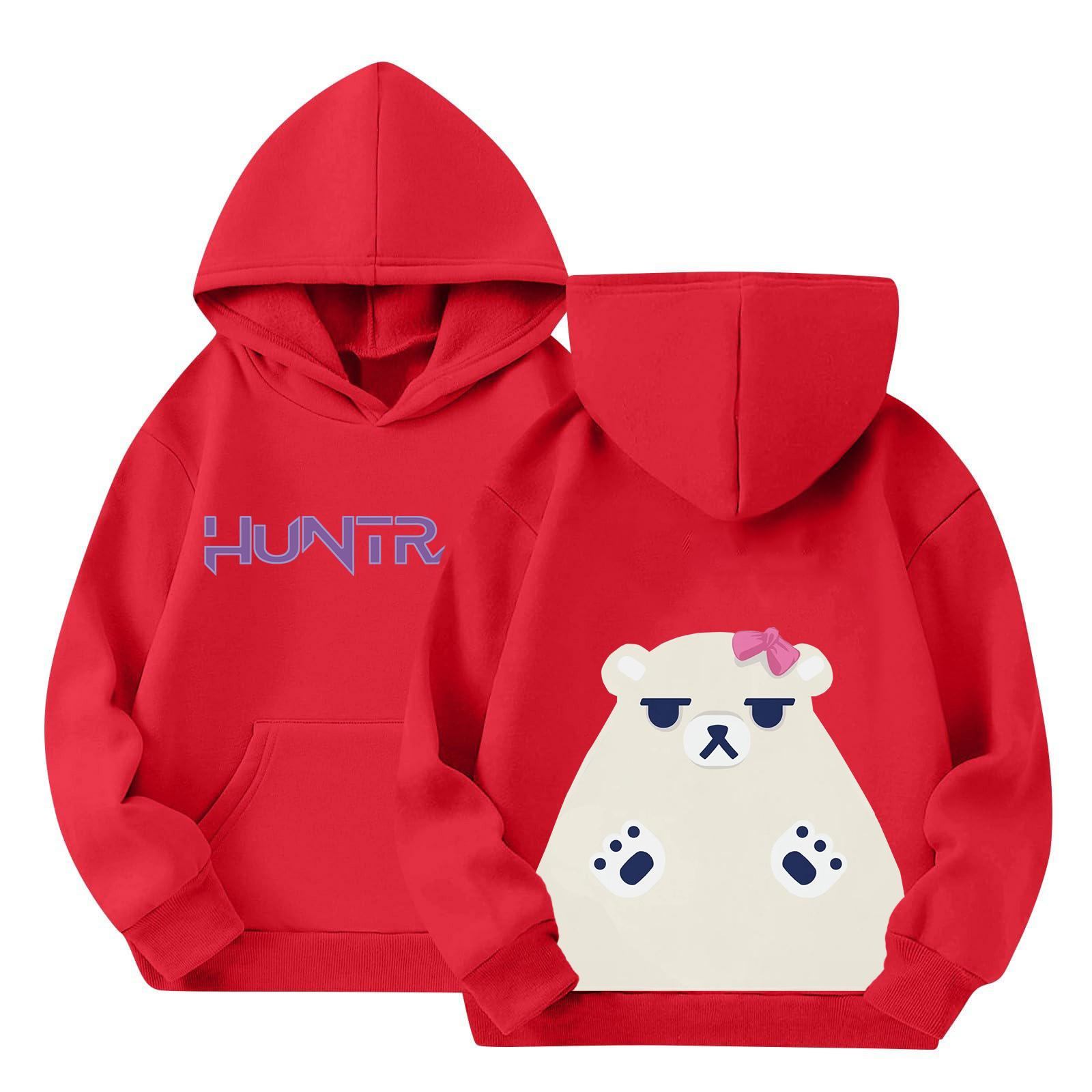 

Детский пуловер с длинным рукавом, свободного кроя, с принтом букв, капюшоном на шнурке 150 красный