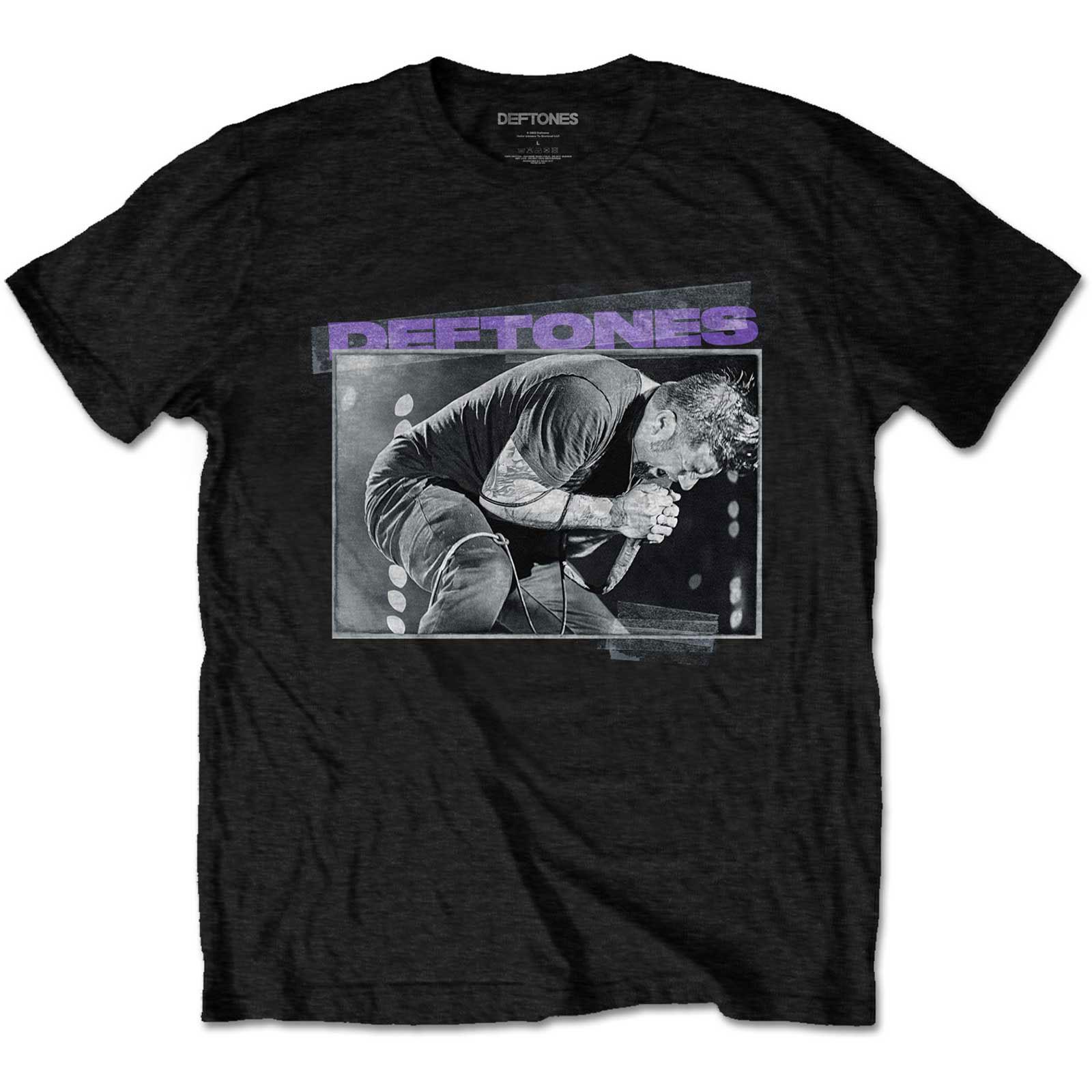 Men s Led Zeppelin II Logo With Clouds Slim Fit T-shirt XX-Large Black L