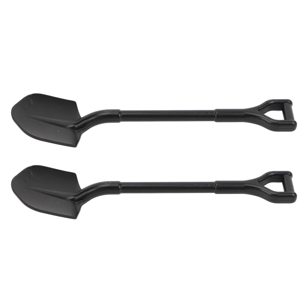 2pcs Shovel Simulation Accessories Decoration RC Shovel Tools for 110 124 118 RC Crawler Car