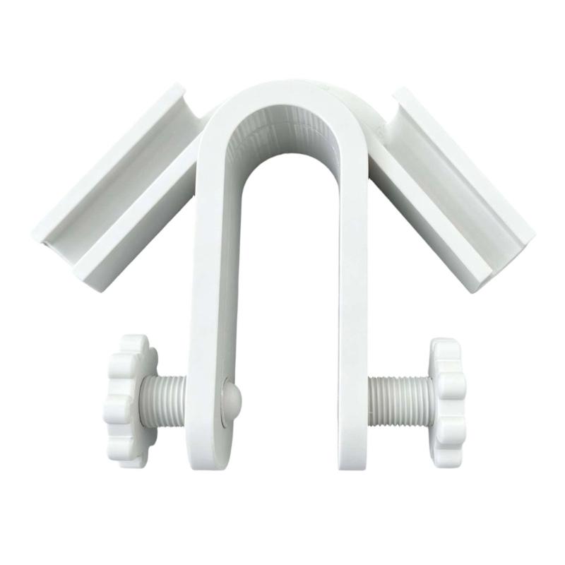 Clamp-On Hose Guide for Water Changes and Filling, Hand Screws with U-Shaped Support for Bucket, Fence, and Wall Use