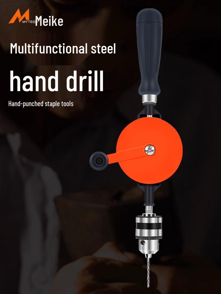 

Multifunctional Hand Drill for Woodworking and Carpentry Steel Hand Drill 1/4 Inch