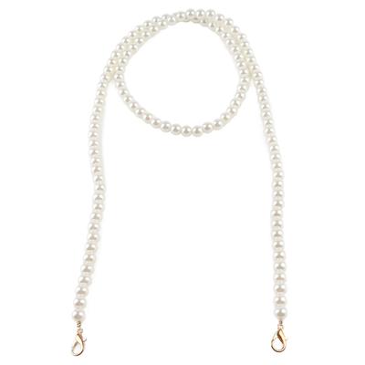 110cm Artificial Pearl Handle Strap Pearl Chain Replacement Pearl Beads Bag Chain for Purses Handbags Wallets Big and