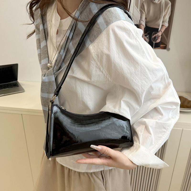 Yogodlns Fashion Large Capactiy Shoulder Bag Vintage Soft Leather Tote Bag Leisure Women's Armpit Hobo Bag Handbag