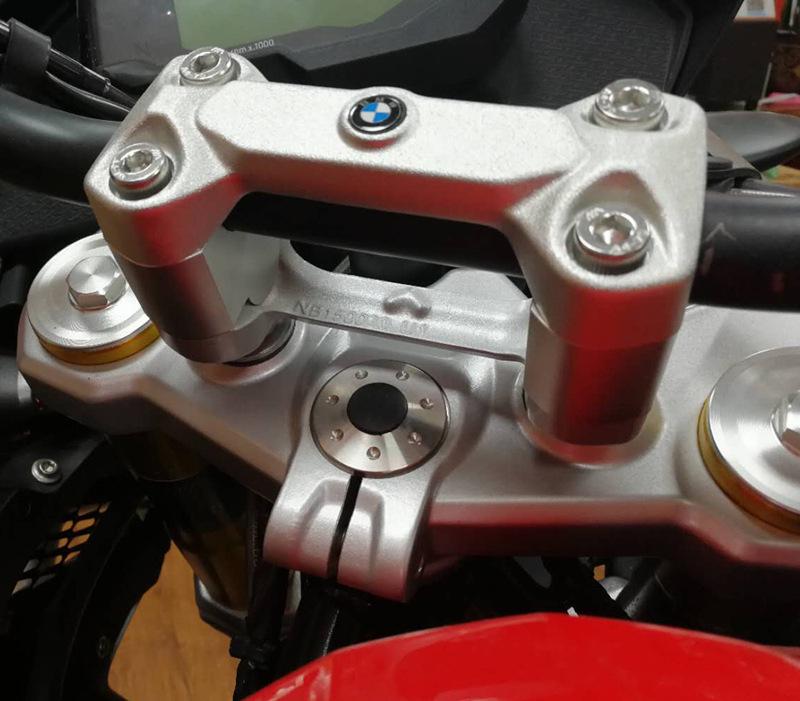 Compatible BMW G310GS/G310R Handlebar Riser Adapter - Aluminum-Magnesium Alloy