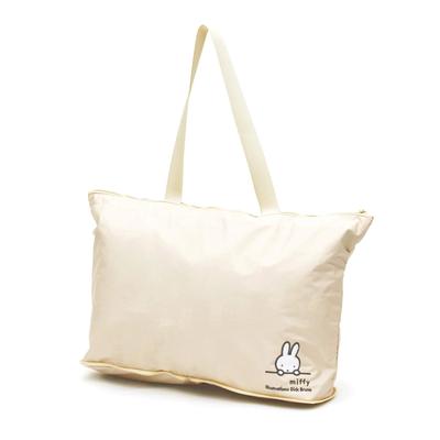 Carry It Small and Use It This Foldable Boston Bag Series Is Perfect for Travel and Has Sold Over 18 Million Dickbruna Miffy X Siffler B261 Ivory Face