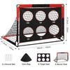 Portable Soccer Goal for Kids 2 in 1 Design Outdoor Training 450D Oxford Fabric Foldable Football Ne