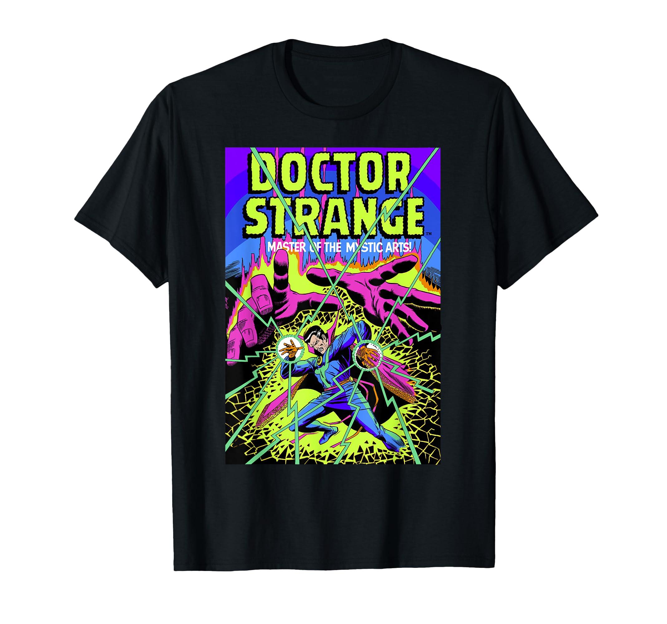 

Marvel Doctor Strange Mystic Arts Neon Graphic Tee T-Shirt