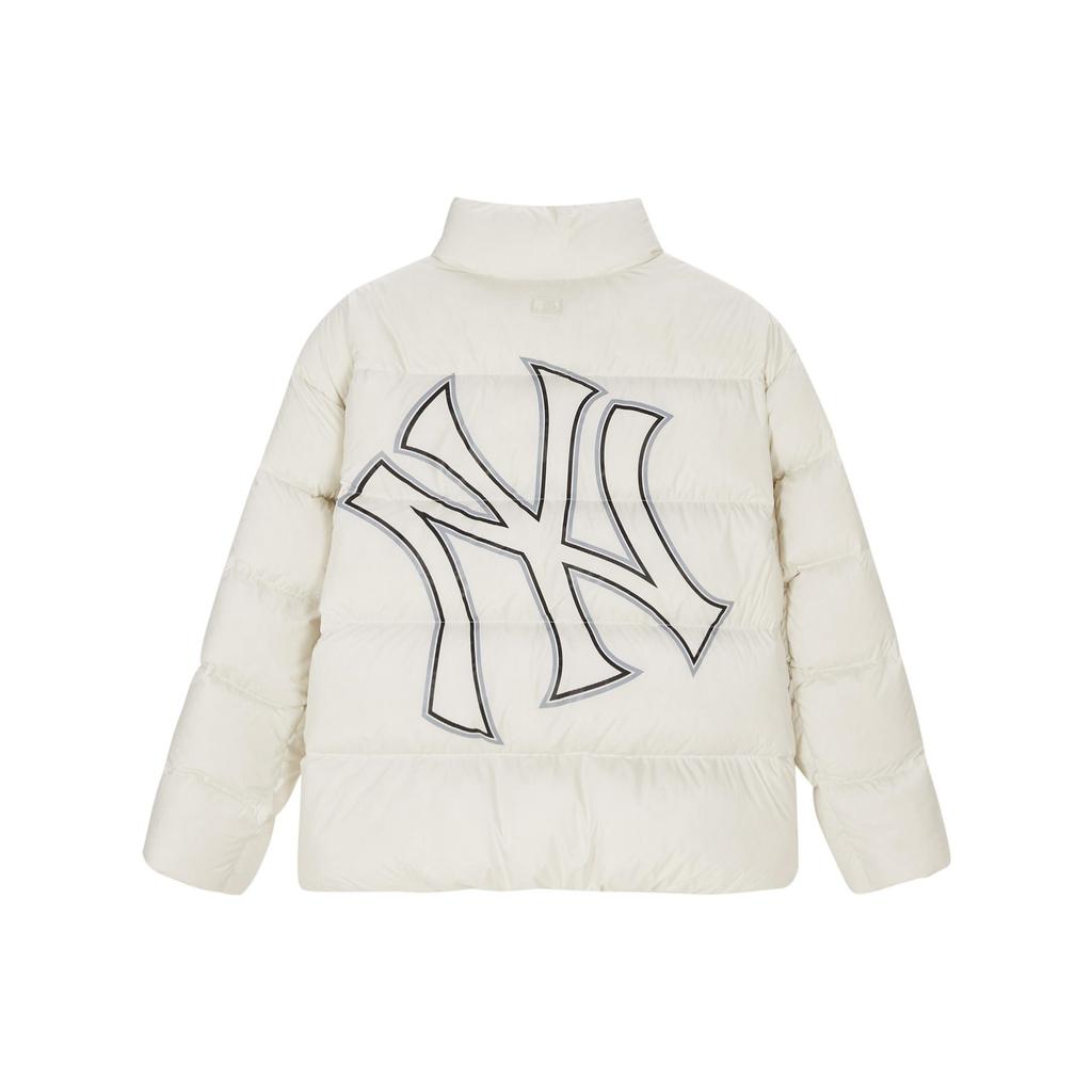 MLB New York Yankees Rückseite Gel-Druck Ausgeschnittenes Logo Stehkragen Langarm Daunenjacke Unisex Jacke 3ADJB0436-50CRS
