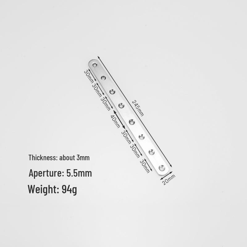 Stainless Steel Flat & L-Type Angle Bracket Reinforcement Connector