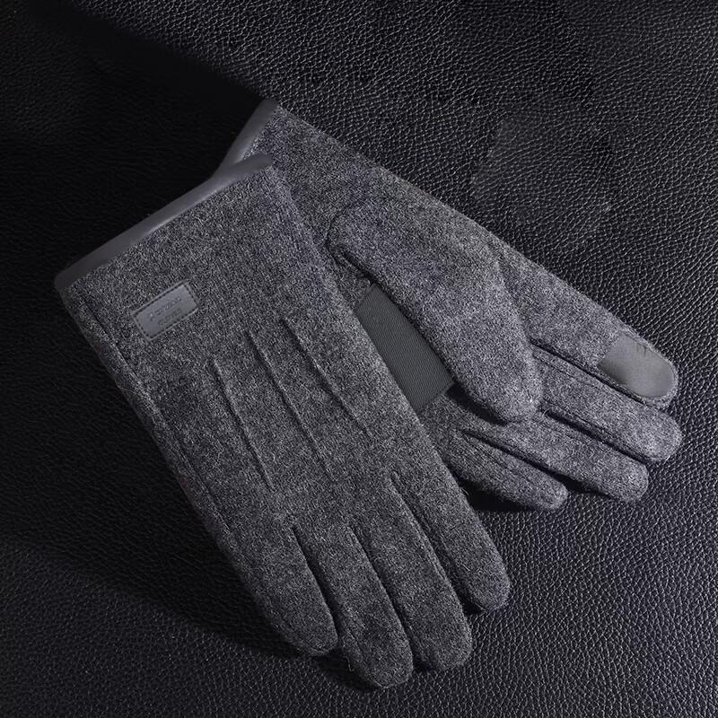 RED DRAGONFLY Men's Winter Wool Touchscreen Gloves