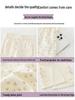 Lace Bow Floral High-Waisted Wide-Leg Summer 2026 Women's Casual Pants
